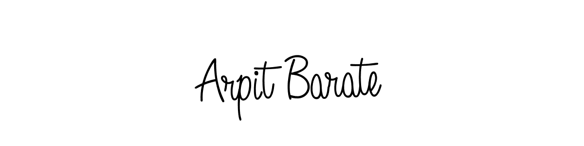 Make a beautiful signature design for name Arpit Barate. With this signature (Angelique-Rose-font-FFP) style, you can create a handwritten signature for free. Arpit Barate signature style 5 images and pictures png