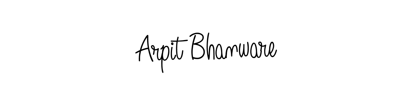 Design your own signature with our free online signature maker. With this signature software, you can create a handwritten (Angelique-Rose-font-FFP) signature for name Arpit Bhanware. Arpit Bhanware signature style 5 images and pictures png