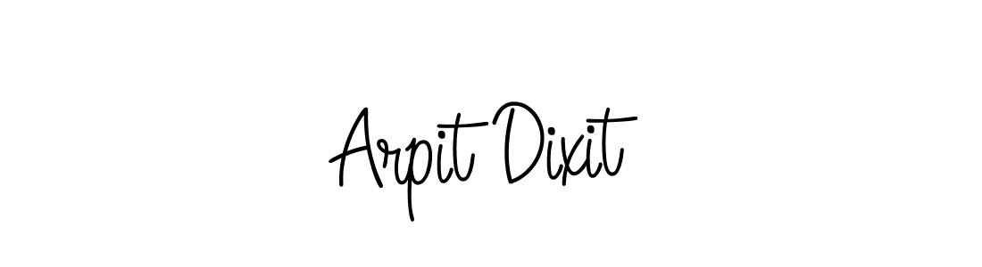 Make a beautiful signature design for name Arpit Dixit. With this signature (Angelique-Rose-font-FFP) style, you can create a handwritten signature for free. Arpit Dixit signature style 5 images and pictures png