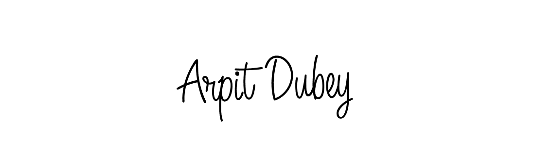 How to make Arpit Dubey name signature. Use Angelique-Rose-font-FFP style for creating short signs online. This is the latest handwritten sign. Arpit Dubey signature style 5 images and pictures png