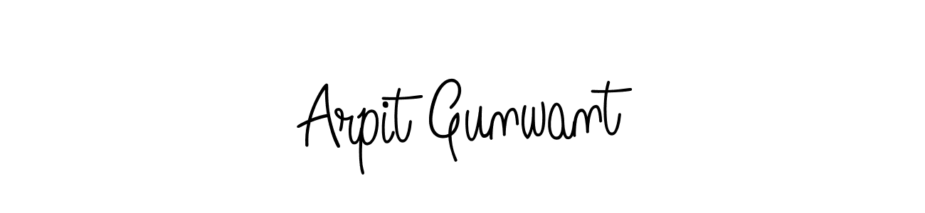 Best and Professional Signature Style for Arpit Gunwant. Angelique-Rose-font-FFP Best Signature Style Collection. Arpit Gunwant signature style 5 images and pictures png
