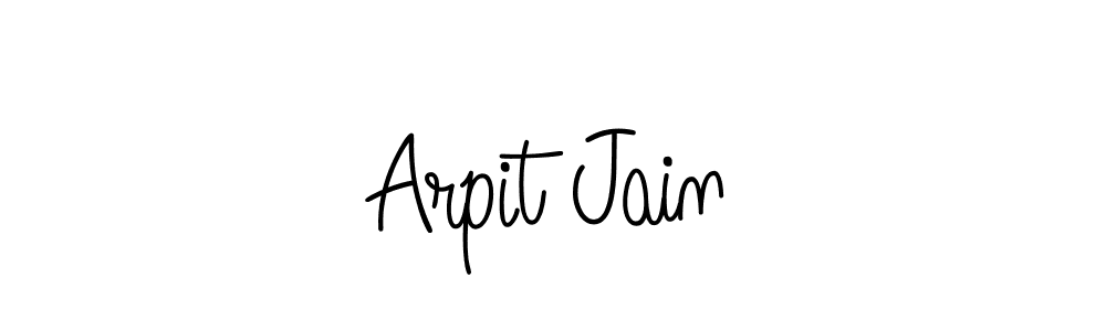 Create a beautiful signature design for name Arpit Jain. With this signature (Angelique-Rose-font-FFP) fonts, you can make a handwritten signature for free. Arpit Jain signature style 5 images and pictures png