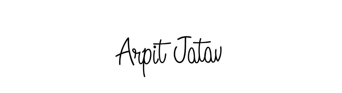 Make a beautiful signature design for name Arpit Jatav. With this signature (Angelique-Rose-font-FFP) style, you can create a handwritten signature for free. Arpit Jatav signature style 5 images and pictures png