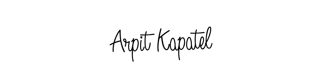 How to make Arpit Kapatel signature? Angelique-Rose-font-FFP is a professional autograph style. Create handwritten signature for Arpit Kapatel name. Arpit Kapatel signature style 5 images and pictures png