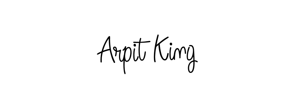 How to Draw Arpit King signature style? Angelique-Rose-font-FFP is a latest design signature styles for name Arpit King. Arpit King signature style 5 images and pictures png