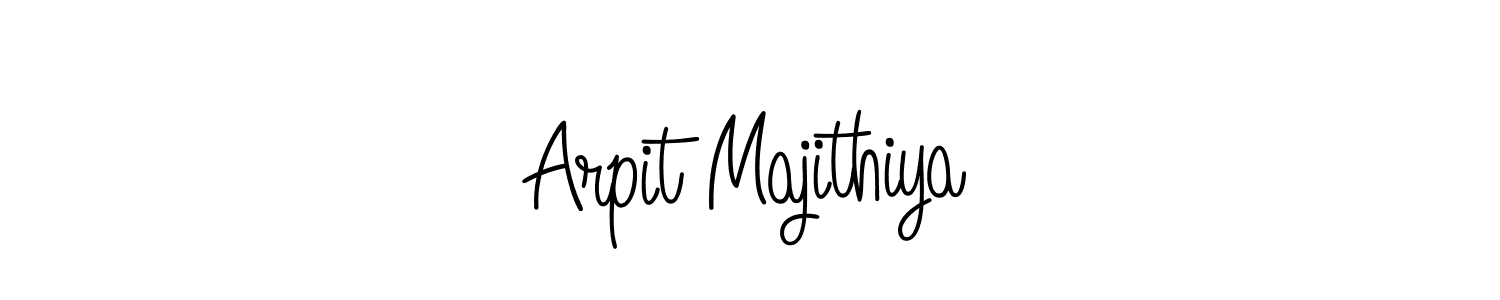 Arpit Majithiya stylish signature style. Best Handwritten Sign (Angelique-Rose-font-FFP) for my name. Handwritten Signature Collection Ideas for my name Arpit Majithiya. Arpit Majithiya signature style 5 images and pictures png