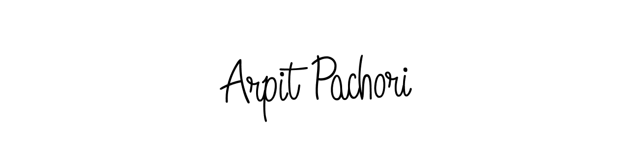 Make a beautiful signature design for name Arpit Pachori. With this signature (Angelique-Rose-font-FFP) style, you can create a handwritten signature for free. Arpit Pachori signature style 5 images and pictures png