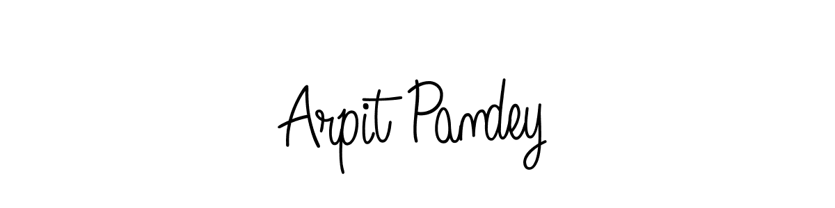 Also we have Arpit Pandey name is the best signature style. Create professional handwritten signature collection using Angelique-Rose-font-FFP autograph style. Arpit Pandey signature style 5 images and pictures png