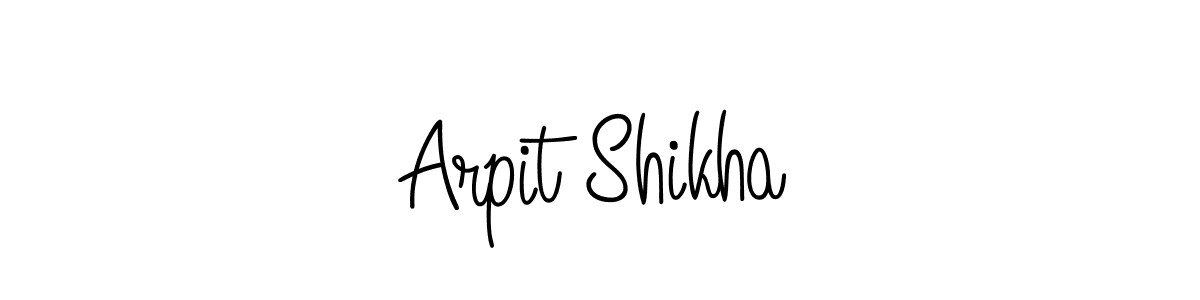 Create a beautiful signature design for name Arpit Shikha. With this signature (Angelique-Rose-font-FFP) fonts, you can make a handwritten signature for free. Arpit Shikha signature style 5 images and pictures png