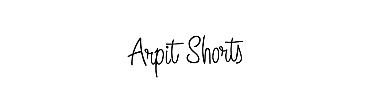 How to Draw Arpit Shorts signature style? Angelique-Rose-font-FFP is a latest design signature styles for name Arpit Shorts. Arpit Shorts signature style 5 images and pictures png