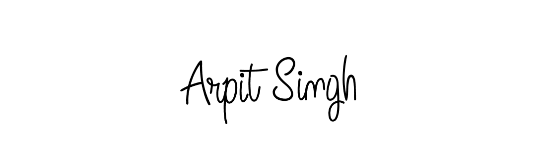 Use a signature maker to create a handwritten signature online. With this signature software, you can design (Angelique-Rose-font-FFP) your own signature for name Arpit Singh. Arpit Singh signature style 5 images and pictures png