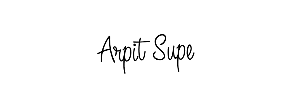 Create a beautiful signature design for name Arpit Supe. With this signature (Angelique-Rose-font-FFP) fonts, you can make a handwritten signature for free. Arpit Supe signature style 5 images and pictures png