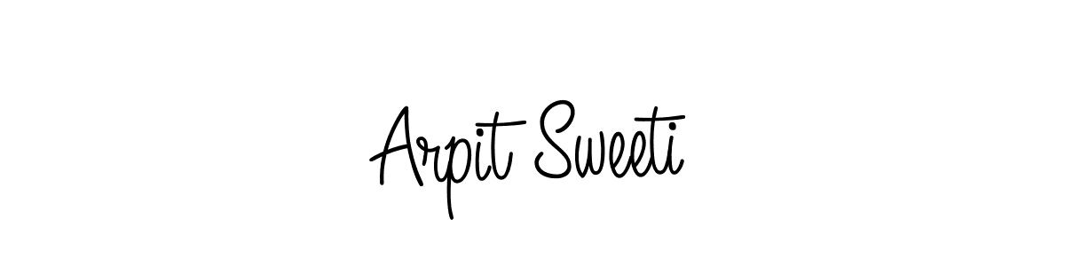 if you are searching for the best signature style for your name Arpit Sweeti. so please give up your signature search. here we have designed multiple signature styles  using Angelique-Rose-font-FFP. Arpit Sweeti signature style 5 images and pictures png
