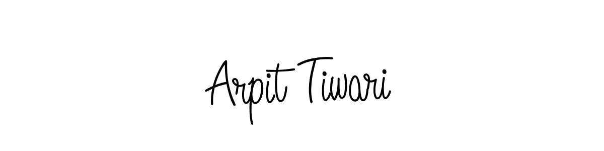 Arpit Tiwari stylish signature style. Best Handwritten Sign (Angelique-Rose-font-FFP) for my name. Handwritten Signature Collection Ideas for my name Arpit Tiwari. Arpit Tiwari signature style 5 images and pictures png