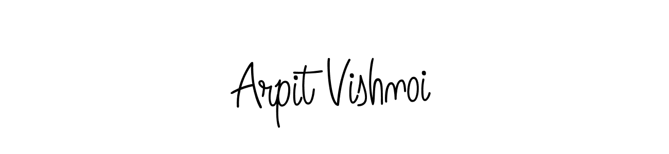 How to Draw Arpit Vishnoi signature style? Angelique-Rose-font-FFP is a latest design signature styles for name Arpit Vishnoi. Arpit Vishnoi signature style 5 images and pictures png