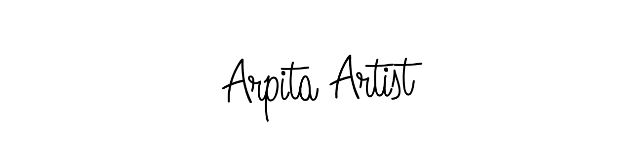Once you've used our free online signature maker to create your best signature Angelique-Rose-font-FFP style, it's time to enjoy all of the benefits that Arpita Artist name signing documents. Arpita Artist signature style 5 images and pictures png