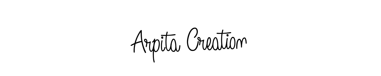Also we have Arpita Creation name is the best signature style. Create professional handwritten signature collection using Angelique-Rose-font-FFP autograph style. Arpita Creation signature style 5 images and pictures png
