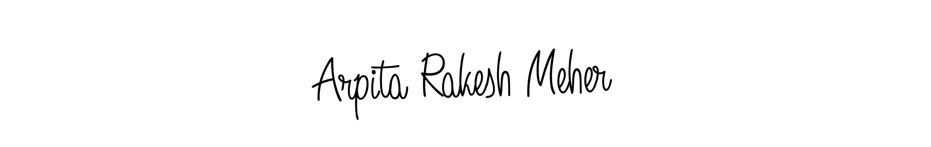 Also You can easily find your signature by using the search form. We will create Arpita Rakesh Meher name handwritten signature images for you free of cost using Angelique-Rose-font-FFP sign style. Arpita Rakesh Meher signature style 5 images and pictures png