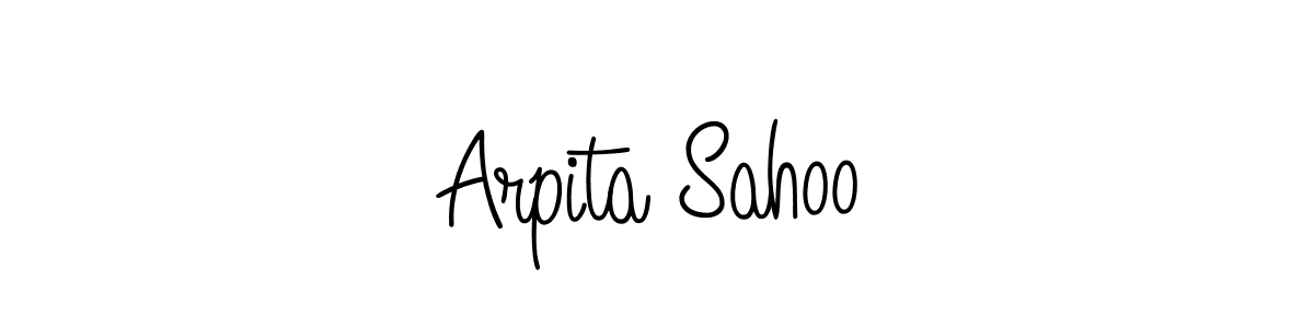 How to make Arpita Sahoo signature? Angelique-Rose-font-FFP is a professional autograph style. Create handwritten signature for Arpita Sahoo name. Arpita Sahoo signature style 5 images and pictures png