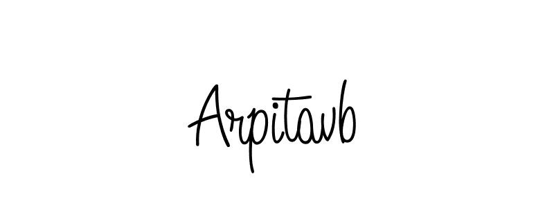 How to make Arpitavb signature? Angelique-Rose-font-FFP is a professional autograph style. Create handwritten signature for Arpitavb name. Arpitavb signature style 5 images and pictures png