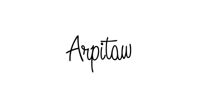 Make a beautiful signature design for name Arpitaw. Use this online signature maker to create a handwritten signature for free. Arpitaw signature style 5 images and pictures png