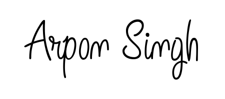 Generate high-definition signature styles for Arpon Singh. The Angelique-Rose-font-FFP typeface ensures crisp legibility and sophisticated design. Arpon Singh signature style 5 images and pictures png
