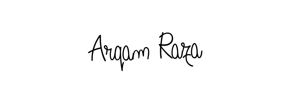 How to make Arqam Raza signature? Angelique-Rose-font-FFP is a professional autograph style. Create handwritten signature for Arqam Raza name. Arqam Raza signature style 5 images and pictures png