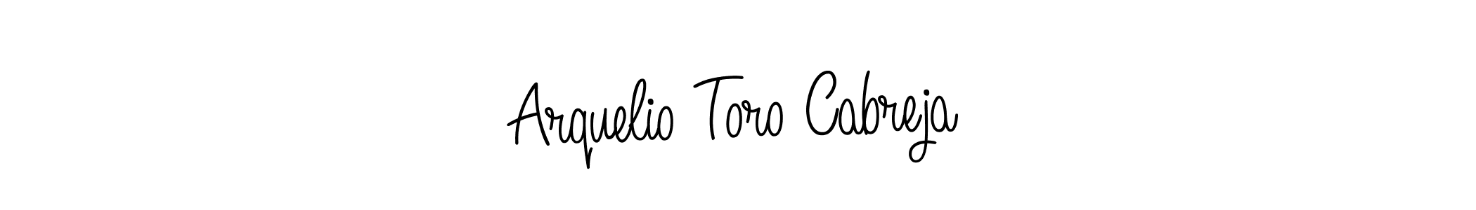 How to make Arquelio Toro Cabreja name signature. Use Angelique-Rose-font-FFP style for creating short signs online. This is the latest handwritten sign. Arquelio Toro Cabreja signature style 5 images and pictures png