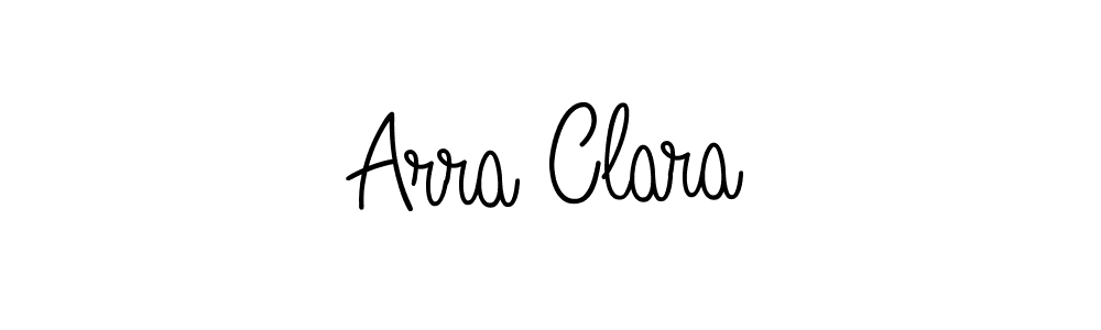 Make a beautiful signature design for name Arra Clara. With this signature (Angelique-Rose-font-FFP) style, you can create a handwritten signature for free. Arra Clara signature style 5 images and pictures png