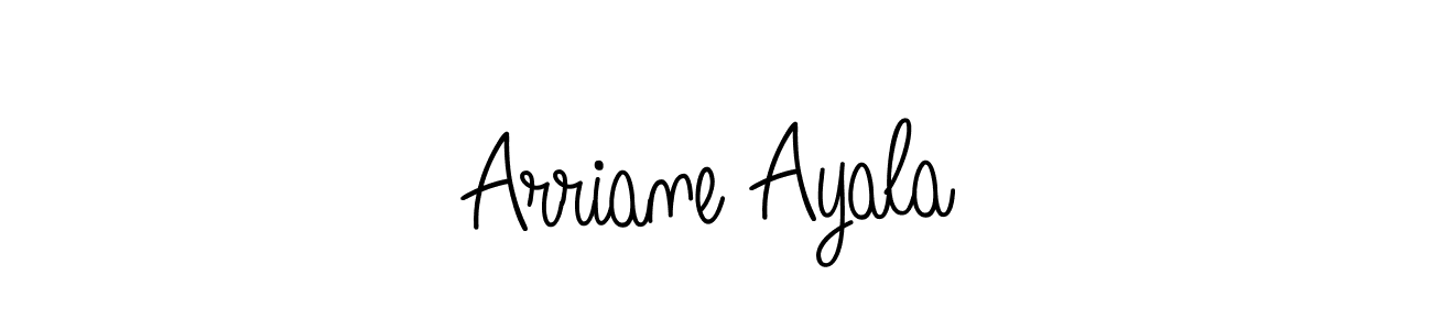 This is the best signature style for the Arriane Ayala name. Also you like these signature font (Angelique-Rose-font-FFP). Mix name signature. Arriane Ayala signature style 5 images and pictures png