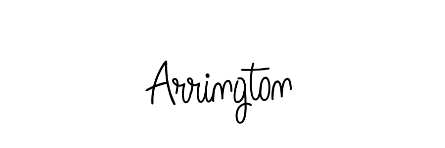 How to make Arrington name signature. Use Angelique-Rose-font-FFP style for creating short signs online. This is the latest handwritten sign. Arrington signature style 5 images and pictures png