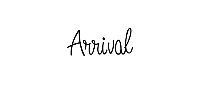 How to make Arrival signature? Angelique-Rose-font-FFP is a professional autograph style. Create handwritten signature for Arrival name. Arrival signature style 5 images and pictures png