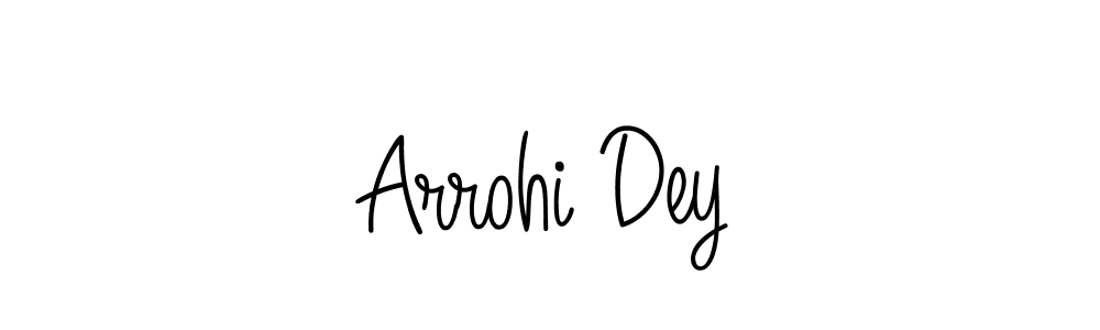 Arrohi Dey stylish signature style. Best Handwritten Sign (Angelique-Rose-font-FFP) for my name. Handwritten Signature Collection Ideas for my name Arrohi Dey. Arrohi Dey signature style 5 images and pictures png