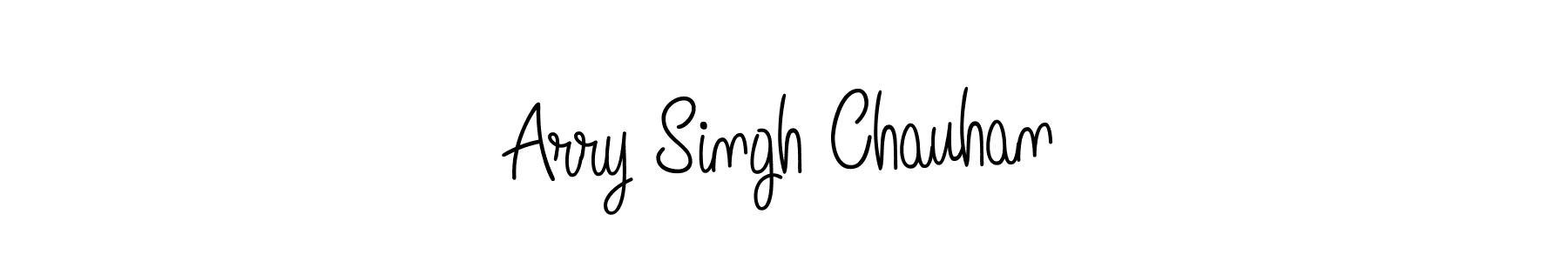 Design your own signature with our free online signature maker. With this signature software, you can create a handwritten (Angelique-Rose-font-FFP) signature for name Arry Singh Chauhan. Arry Singh Chauhan signature style 5 images and pictures png