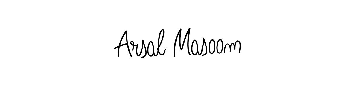 This is the best signature style for the Arsal Masoom name. Also you like these signature font (Angelique-Rose-font-FFP). Mix name signature. Arsal Masoom signature style 5 images and pictures png