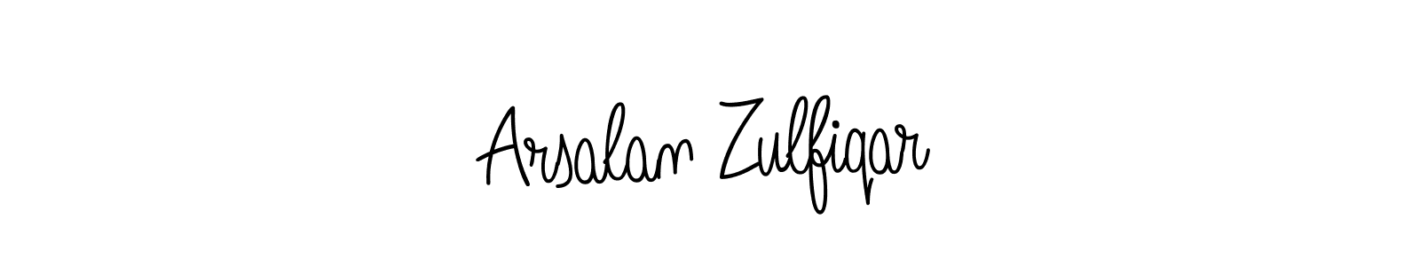 Create a beautiful signature design for name Arsalan Zulfiqar. With this signature (Angelique-Rose-font-FFP) fonts, you can make a handwritten signature for free. Arsalan Zulfiqar signature style 5 images and pictures png