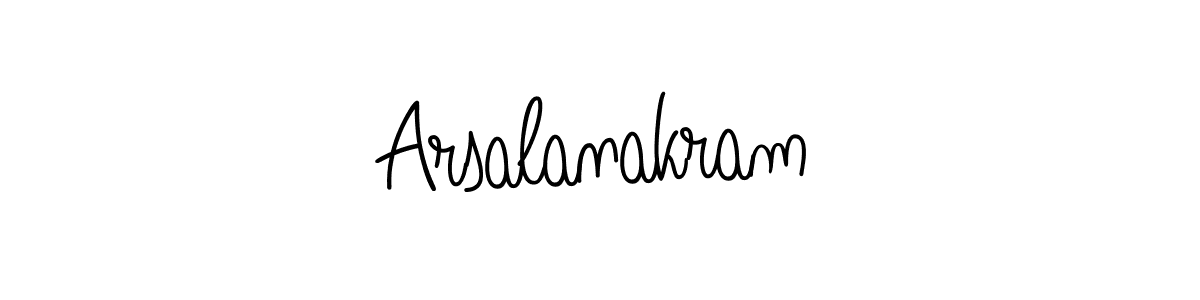 How to make Arsalanakram signature? Angelique-Rose-font-FFP is a professional autograph style. Create handwritten signature for Arsalanakram name. Arsalanakram signature style 5 images and pictures png