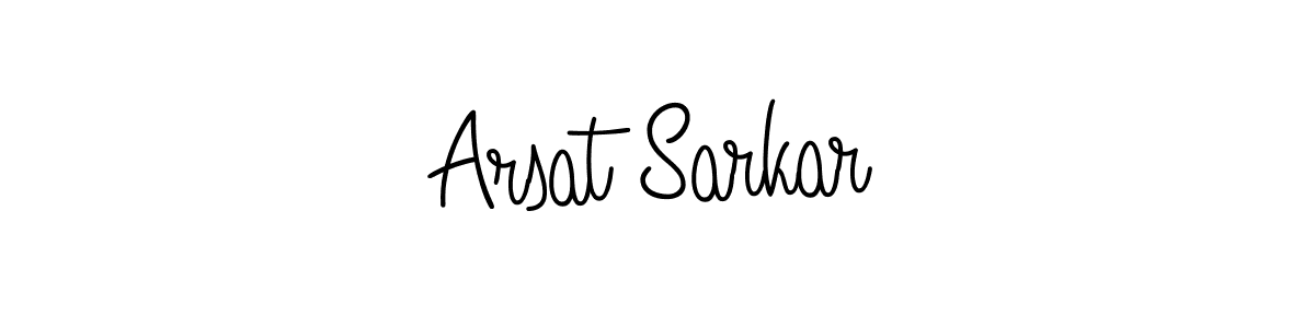 Angelique-Rose-font-FFP is a professional signature style that is perfect for those who want to add a touch of class to their signature. It is also a great choice for those who want to make their signature more unique. Get Arsat Sarkar name to fancy signature for free. Arsat Sarkar signature style 5 images and pictures png