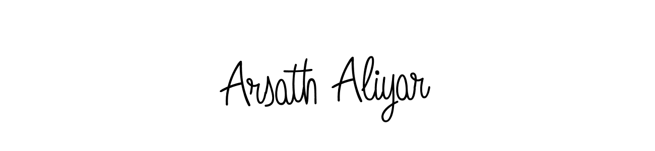 Here are the top 10 professional signature styles for the name Arsath Aliyar. These are the best autograph styles you can use for your name. Arsath Aliyar signature style 5 images and pictures png