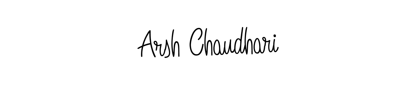 It looks lik you need a new signature style for name Arsh Chaudhari. Design unique handwritten (Angelique-Rose-font-FFP) signature with our free signature maker in just a few clicks. Arsh Chaudhari signature style 5 images and pictures png