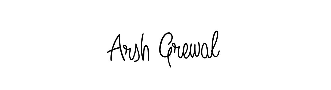 Also we have Arsh Grewal name is the best signature style. Create professional handwritten signature collection using Angelique-Rose-font-FFP autograph style. Arsh Grewal signature style 5 images and pictures png