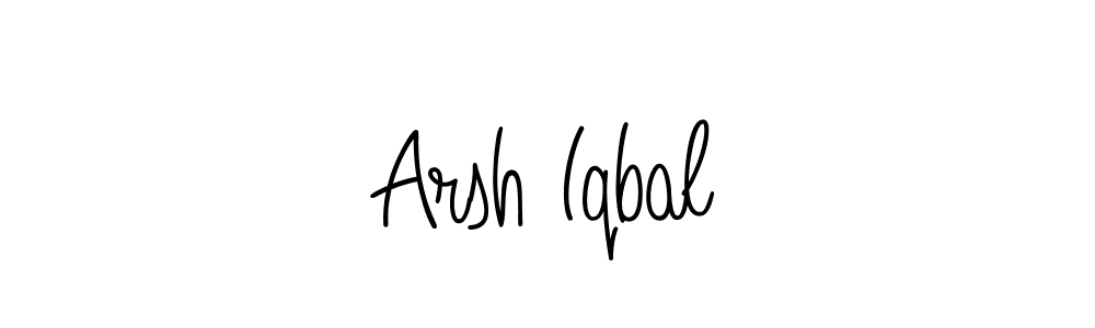 Create a beautiful signature design for name Arsh Iqbal. With this signature (Angelique-Rose-font-FFP) fonts, you can make a handwritten signature for free. Arsh Iqbal signature style 5 images and pictures png