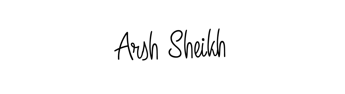 Once you've used our free online signature maker to create your best signature Angelique-Rose-font-FFP style, it's time to enjoy all of the benefits that Arsh Sheikh name signing documents. Arsh Sheikh signature style 5 images and pictures png