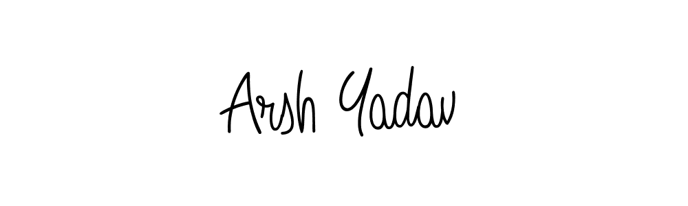Best and Professional Signature Style for Arsh Yadav. Angelique-Rose-font-FFP Best Signature Style Collection. Arsh Yadav signature style 5 images and pictures png