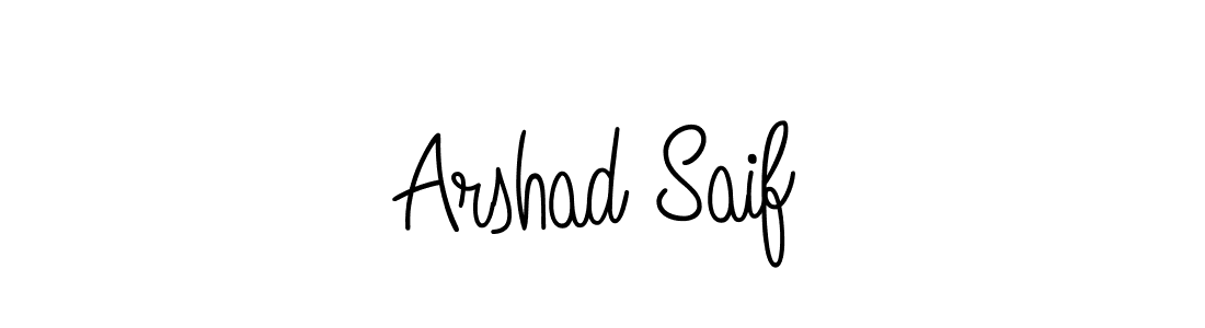 Also we have Arshad Saif name is the best signature style. Create professional handwritten signature collection using Angelique-Rose-font-FFP autograph style. Arshad Saif signature style 5 images and pictures png