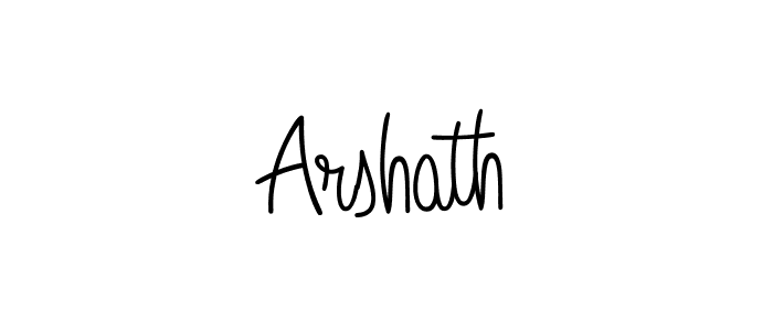 Arshath stylish signature style. Best Handwritten Sign (Angelique-Rose-font-FFP) for my name. Handwritten Signature Collection Ideas for my name Arshath. Arshath signature style 5 images and pictures png