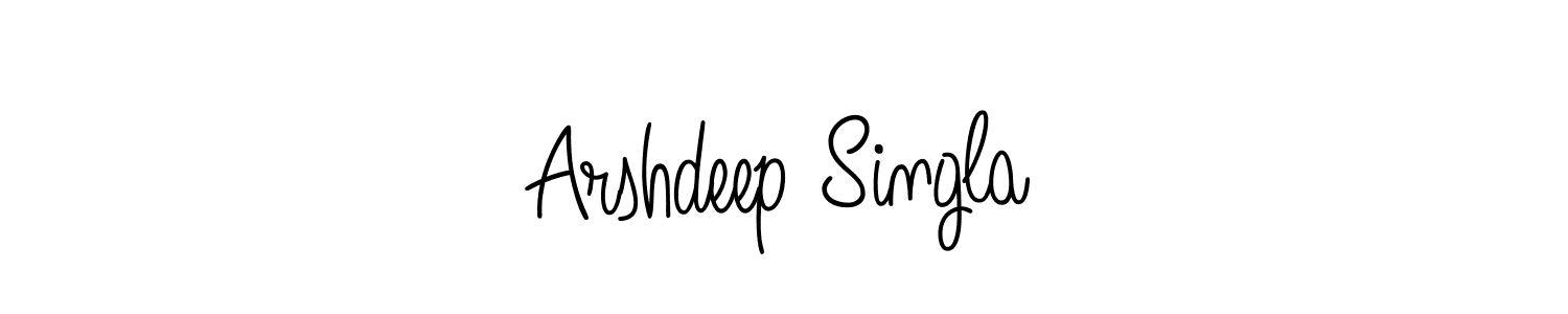Make a beautiful signature design for name Arshdeep Singla. Use this online signature maker to create a handwritten signature for free. Arshdeep Singla signature style 5 images and pictures png