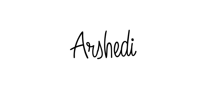 Create a beautiful signature design for name Arshedi. With this signature (Angelique-Rose-font-FFP) fonts, you can make a handwritten signature for free. Arshedi signature style 5 images and pictures png