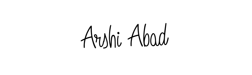 How to make Arshi Abad signature? Angelique-Rose-font-FFP is a professional autograph style. Create handwritten signature for Arshi Abad name. Arshi Abad signature style 5 images and pictures png