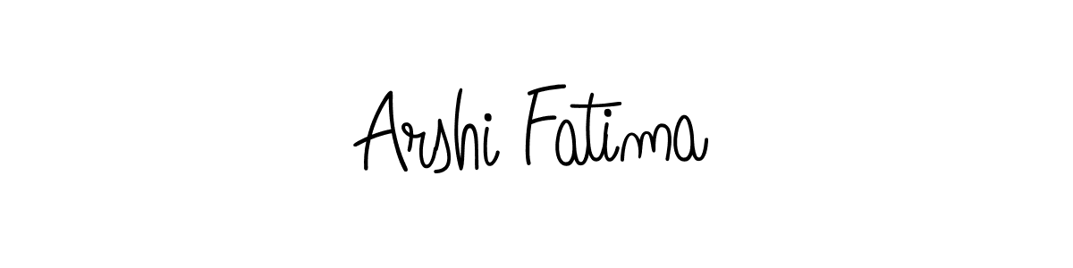 Make a short Arshi Fatima signature style. Manage your documents anywhere anytime using Angelique-Rose-font-FFP. Create and add eSignatures, submit forms, share and send files easily. Arshi Fatima signature style 5 images and pictures png